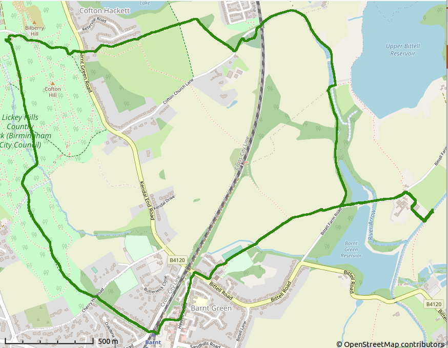 map of walk