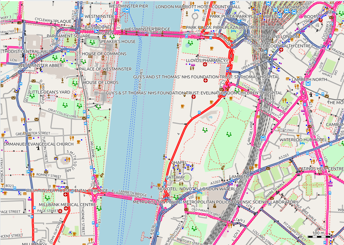 cycle-map Central London