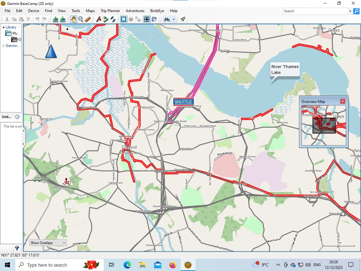 cycle-map Dartford area