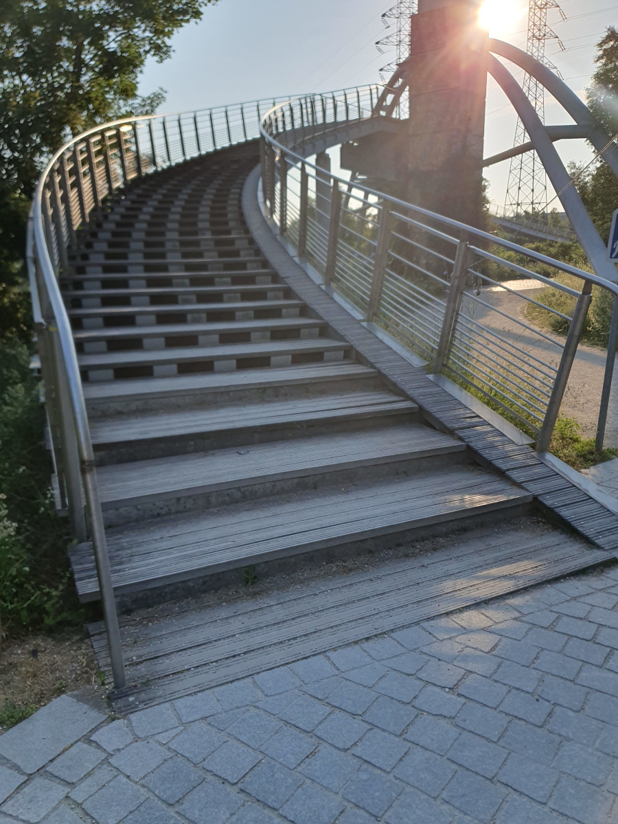 bridge with steps, France